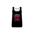 Women's Aries HOS baby rib tank top by Printify, featuring a soft, fitted design with a crew neckline and sleeveless style.