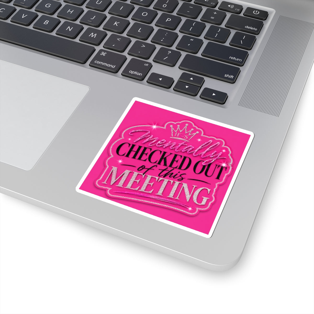 Mentally Checked Out I Kiss-Cut Sticker