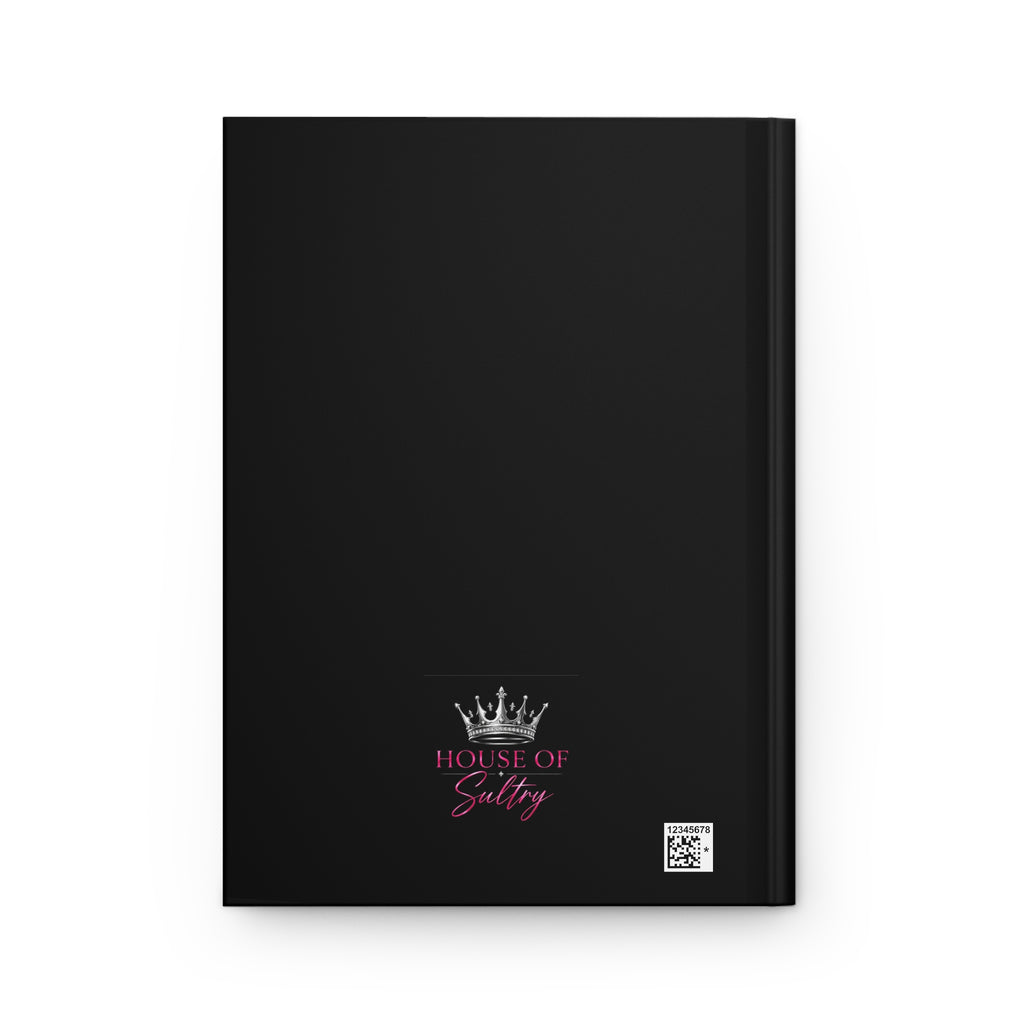 Printify Aries HOS hardcover journal with matte finish and knife design, featuring durable paper pages for writing and note-taking.