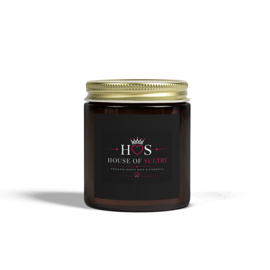 HOS Coconut Apricot Wax Candle I 4oz Soy Blend Jar
