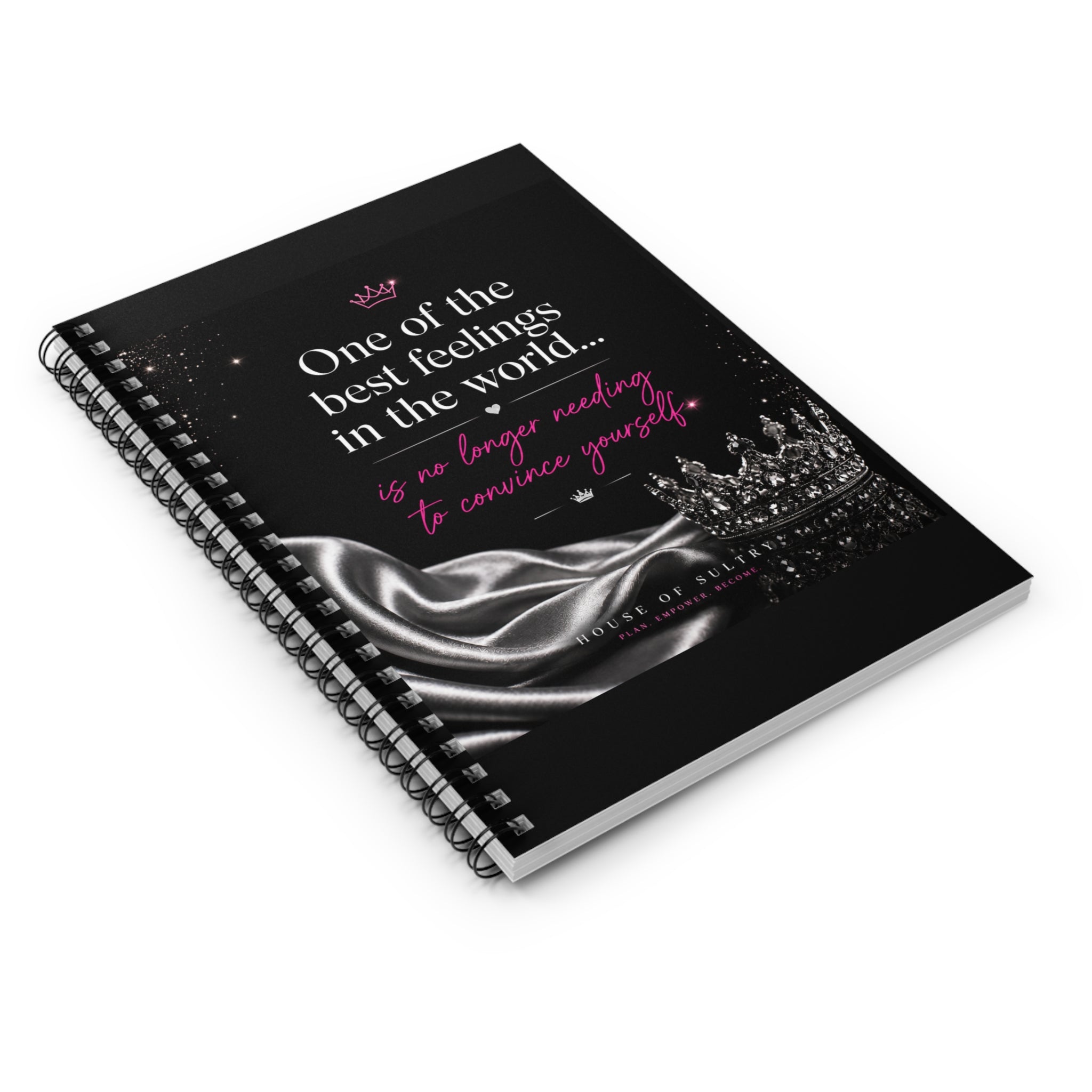 Inspirational Crown I Spiral Notebook — Ruled Journal