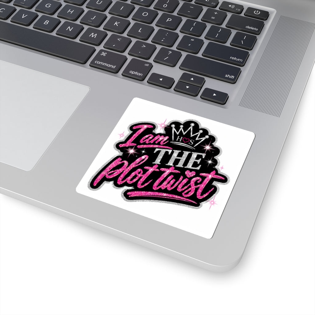 I am the Plot Twist I Kiss-Cut Sticker