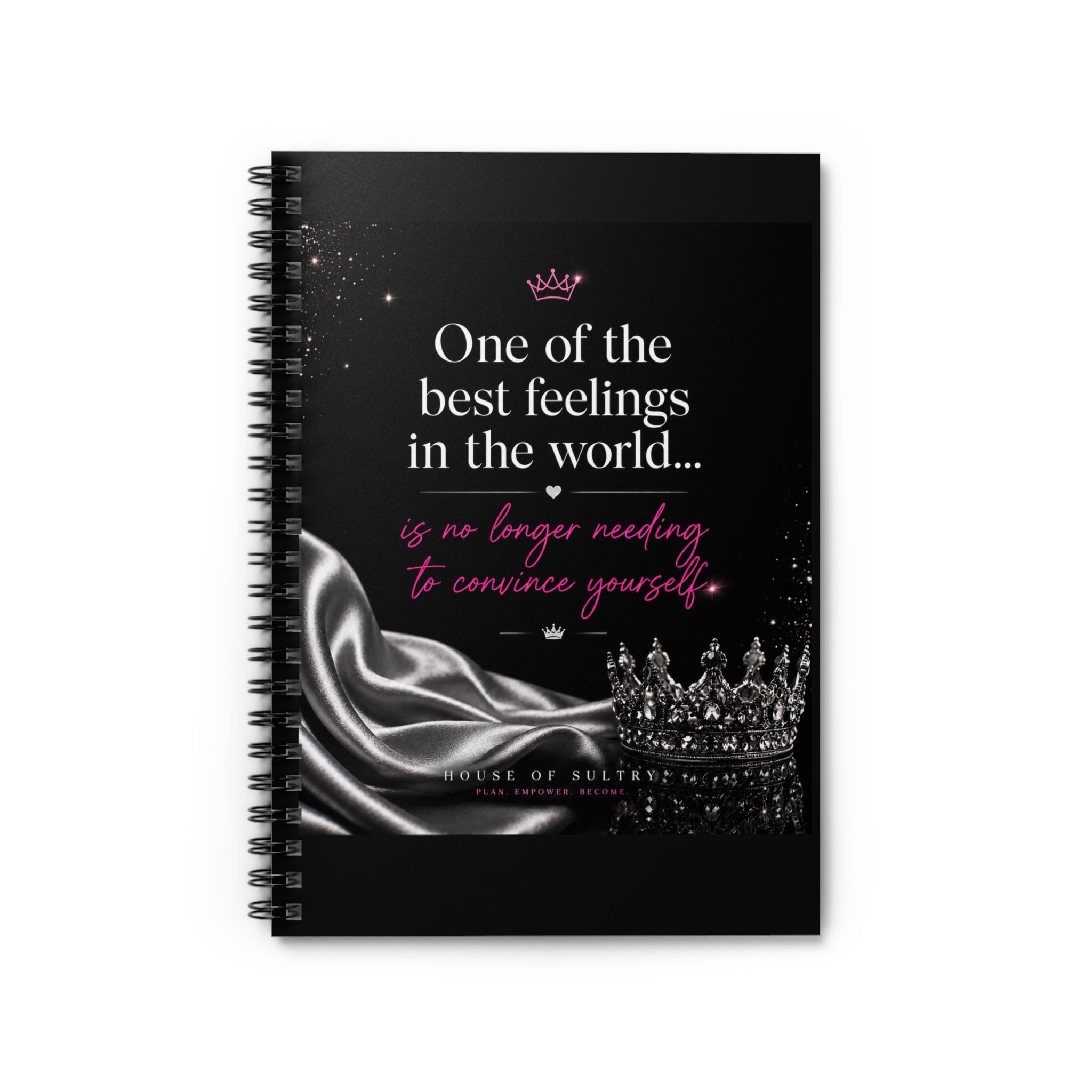 Inspirational Crown I Spiral Notebook — Ruled Journal