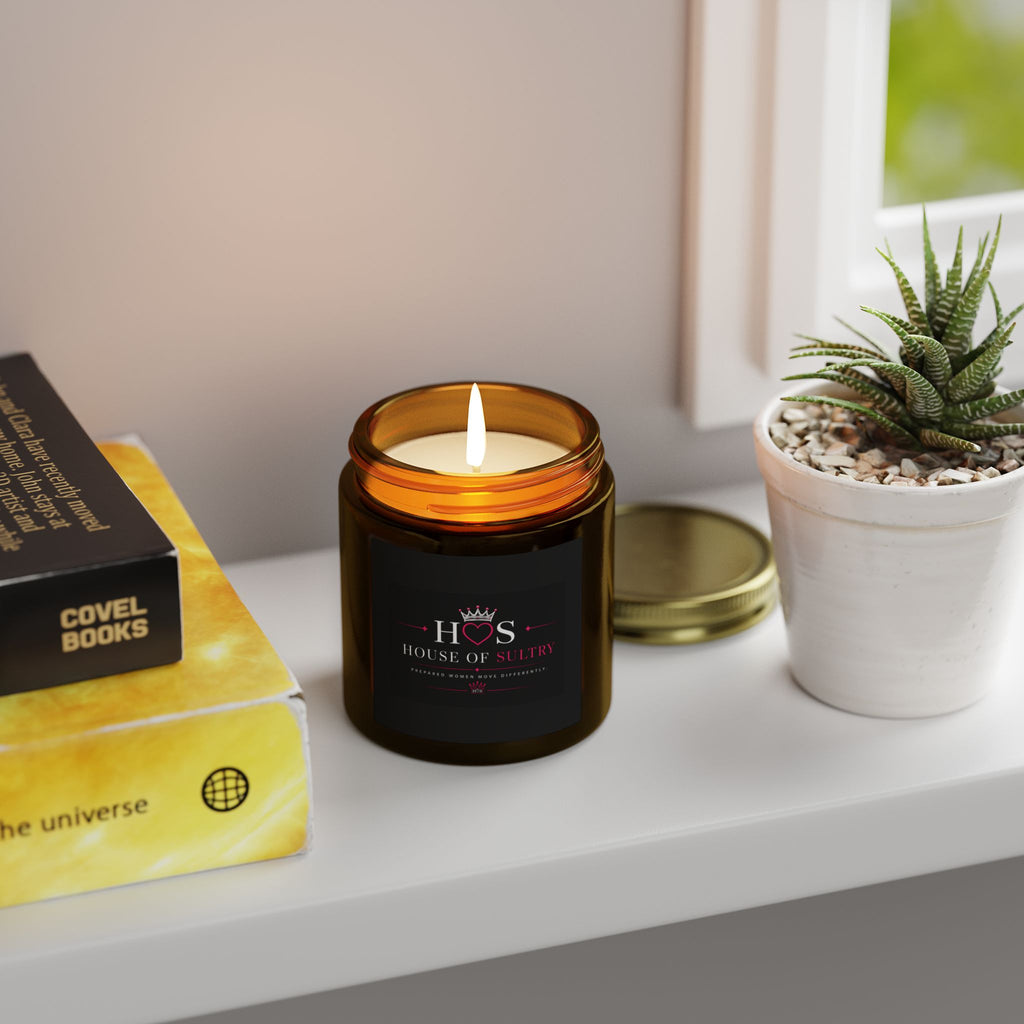 HOS Coconut Apricot Wax Candle I 4oz Soy Blend Jar