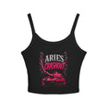 Printify Aries HOS women's spaghetti strap tank top, lightweight sleeveless shirt with thin straps, casual summer fashion.