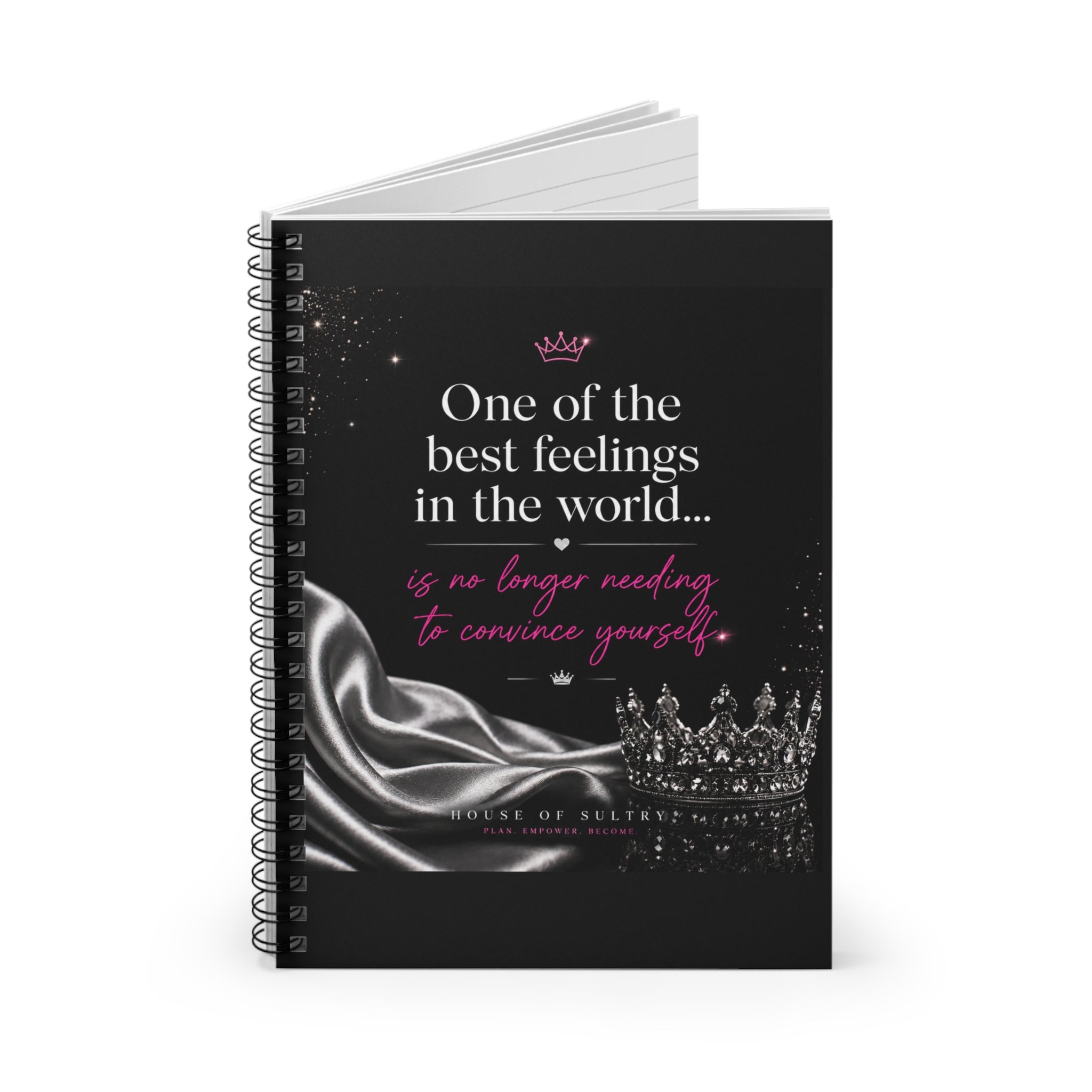 Inspirational Crown I Spiral Notebook — Ruled Journal