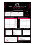 Executive Weekly Overview & Priority Planner | Printable | 8.5 x 11